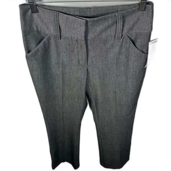 INC International Concepts Dark Grey Black Straight Leg Trouser Pants NWT Size 8 - Picture 11 of 12